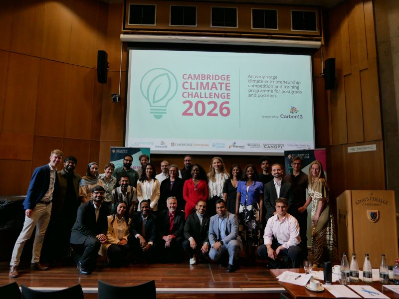 Participants at the Cambridge Climate Challenge 2026, shared by GreenMixes